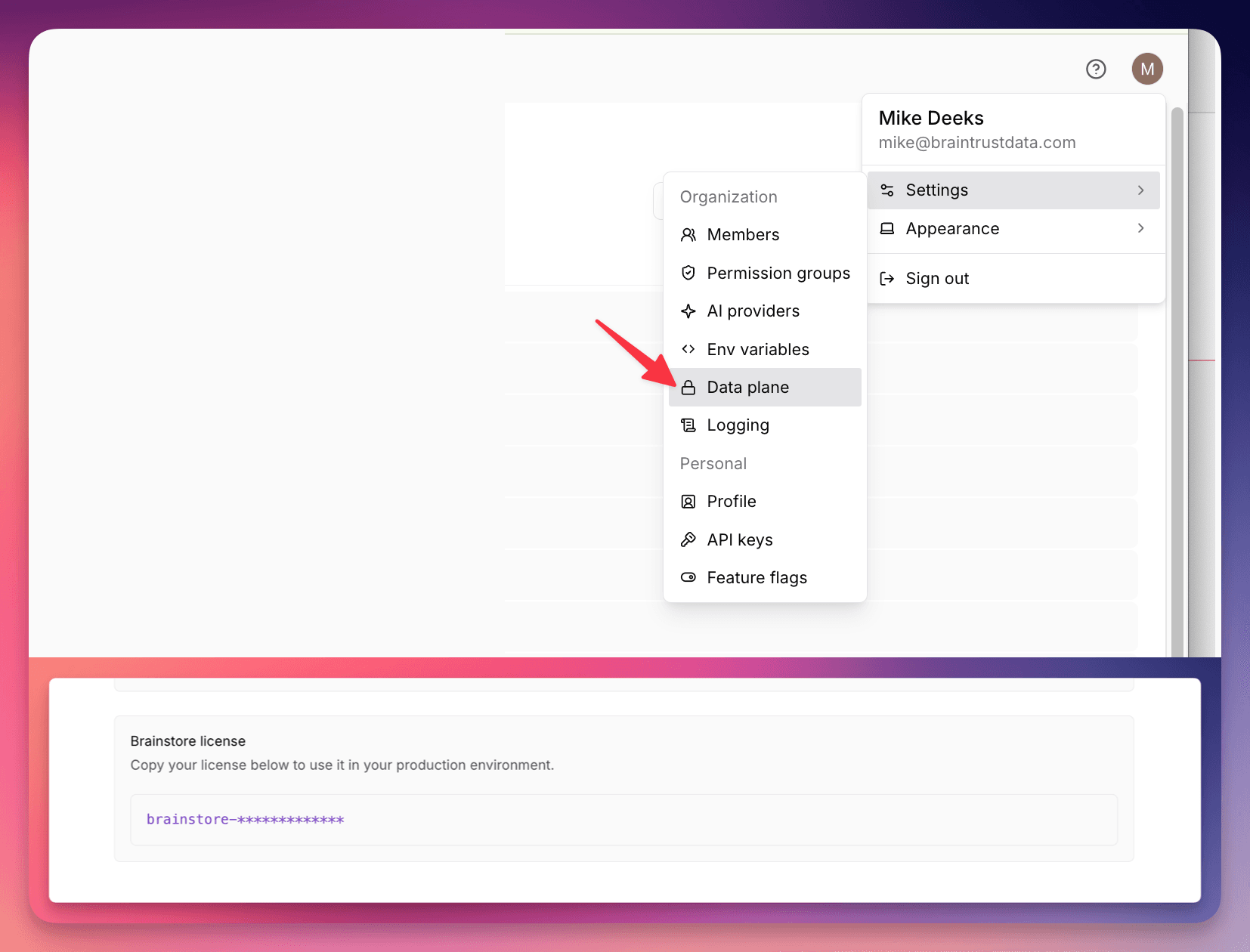 Brainstore License Key